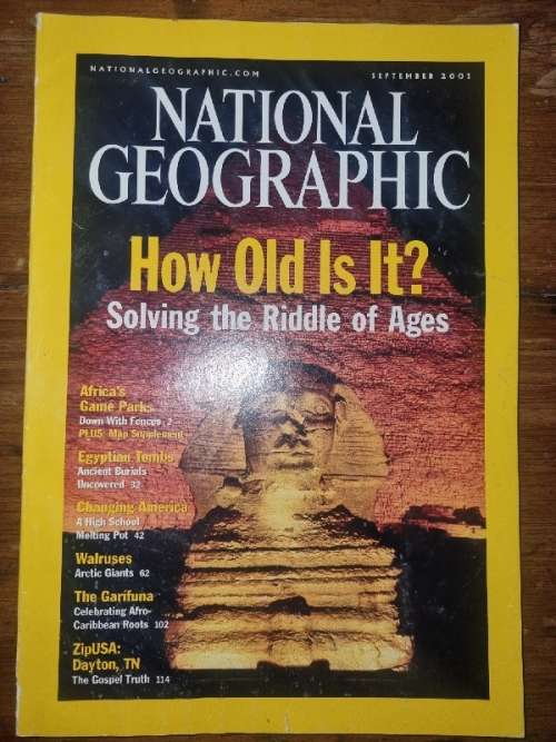 National Geographic September 2001 - Solving the Riddle of Ages