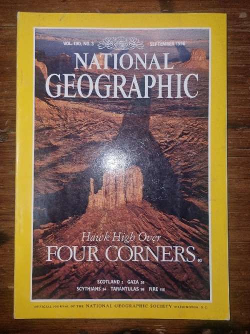National Geographic Vol 190, No.3 - September 1996 - Hawk High Over Four Corners