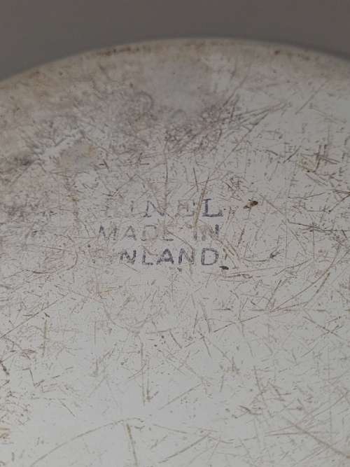 Large Vintage Finel Enamel Bowl - Made in Finland