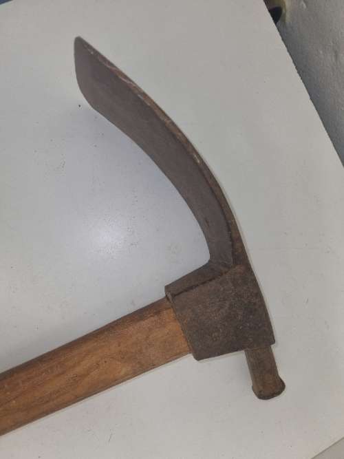Vintage Tool - No. 2 W. Staley Hoe Tool with long wooden handle