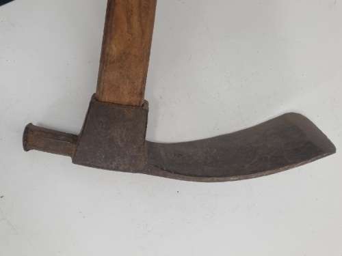 Vintage Tool - No. 2 W. Staley Hoe Tool with long wooden handle