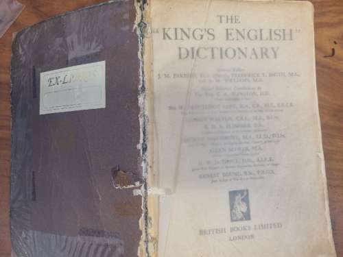 The King's English Dictionary - 1933