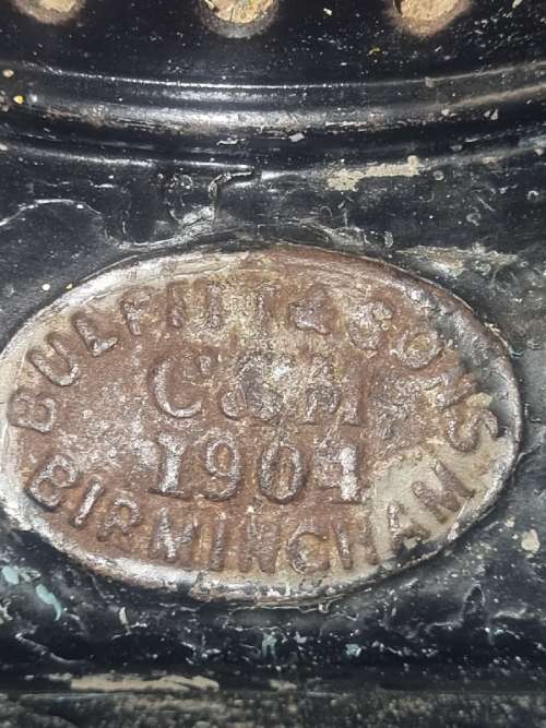 Antique Bulpitt & Sons Birmingham 1904 Lantern Shell only