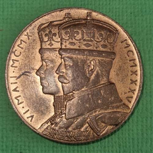 Union of South Africa - King George V & Queen Mary Silver Jubilee Bronze Coin