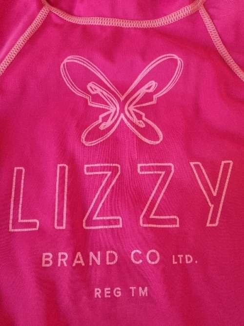 Pink Lizzy Long Sleeve Swim Top - 7-8 Years