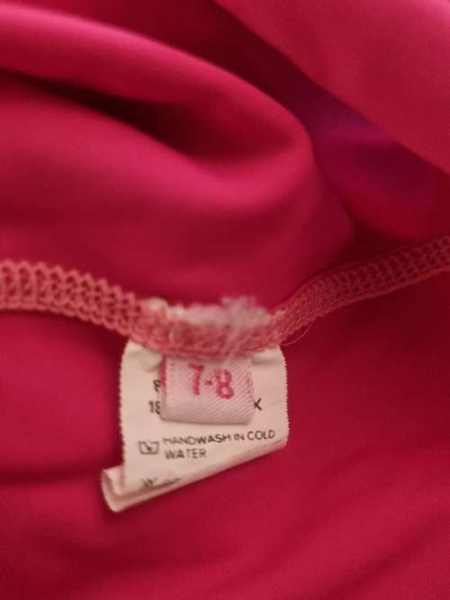 Pink Lizzy Long Sleeve Swim Top - 7-8 Years