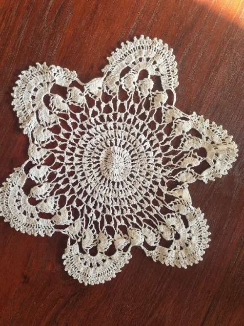 Beautiful Crochet Doily - Diameter - 22cm