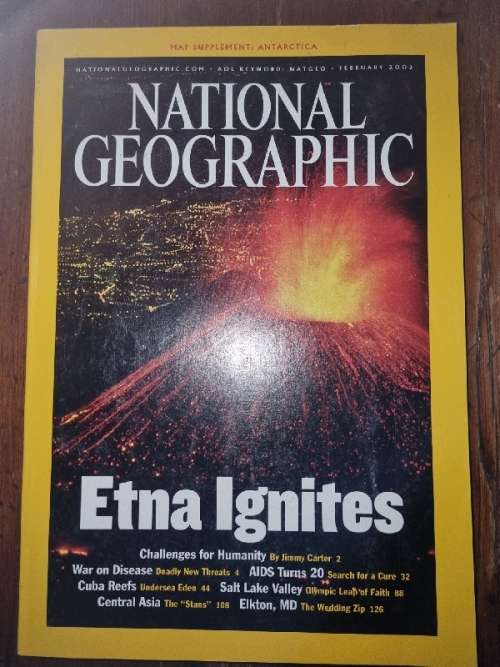 National Geographic - February 2002 - Etna Ignites