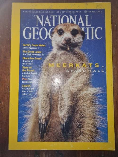 National Geographic - September 2002 - Meerkats Stand Tall
