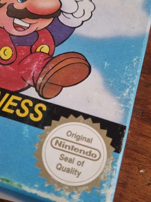 Vintage Nintendo Super Mario Bros 2 Game with Instruction Booklet