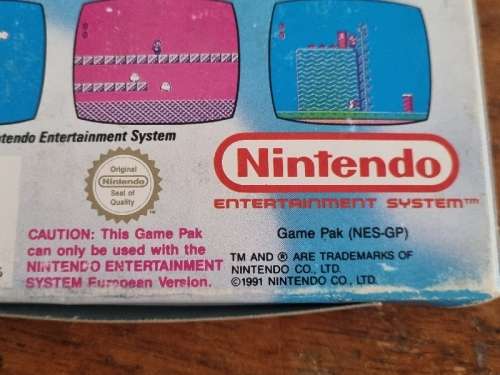 Vintage Nintendo Super Mario Bros 2 Game with Instruction Booklet