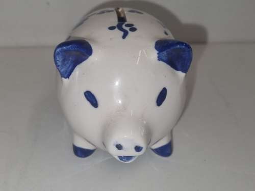 Beautiful Delft Piggy Bank