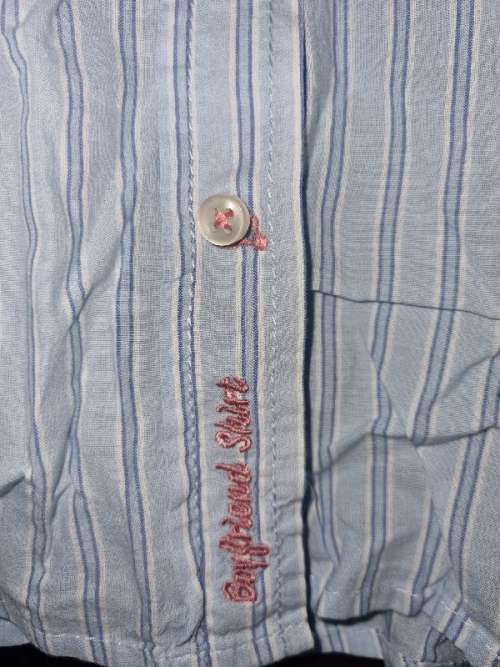 Woolworths Striped Longsleeve Shirt - The Boyfriend Shirt - Size 18