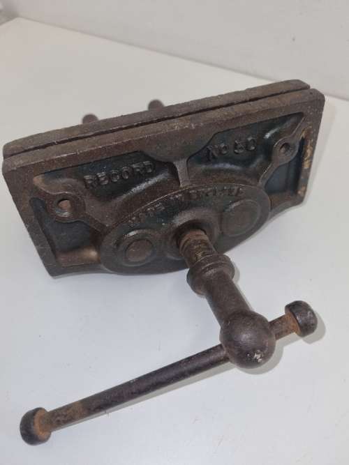 Vintage Small Record Woodwork Vice No. 50 - Made in England