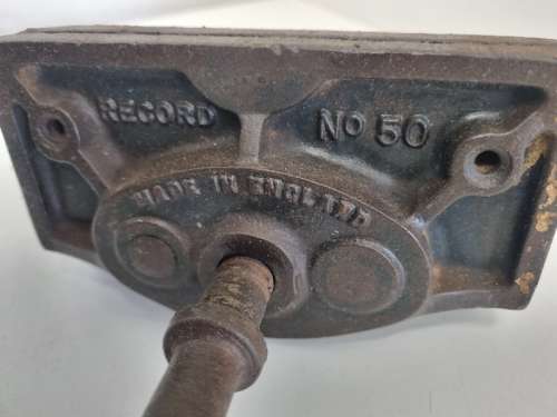Vintage Small Record Woodwork Vice No. 50 - Made in England