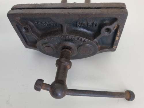 Vintage Small Record Woodwork Vice No. 50 - Made in England