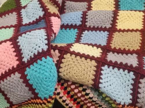 Beautiful Crochet Blanket - 1.78m x 1.46m