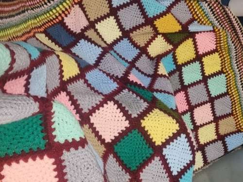 Beautiful Crochet Blanket - 1.78m x 1.46m