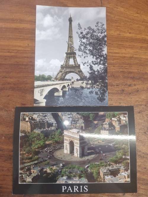 2 x Paris Post cards - unused