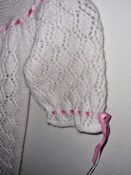 Beautiful Knitted Christening Dress / Dooprok