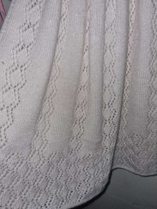 Beautiful Knitted Christening Dress / Dooprok