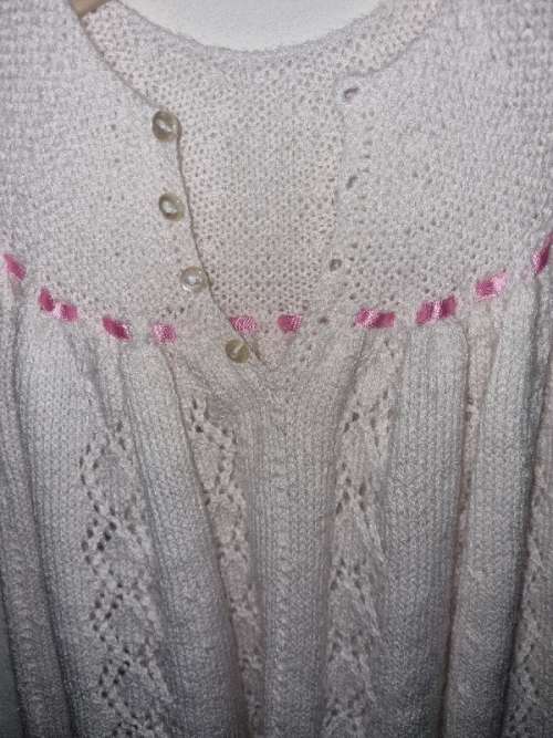 Beautiful Knitted Christening Dress / Dooprok