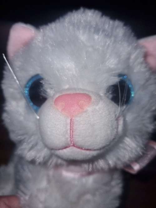 Soft White Cat - Stuffed animal - Plush toy