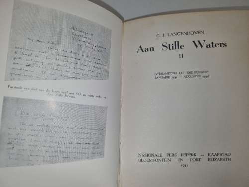Aan Stille Waters II - C.J. Langenhoven - Kwarteeu-Serie