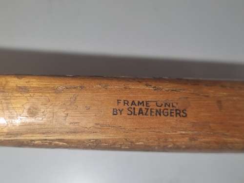 Vintage Slazenger "Queens" Wooden Tennis Racket - Made in England