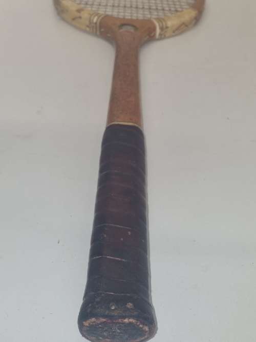 Vintage Slazenger "Queens" Wooden Tennis Racket - Made in England