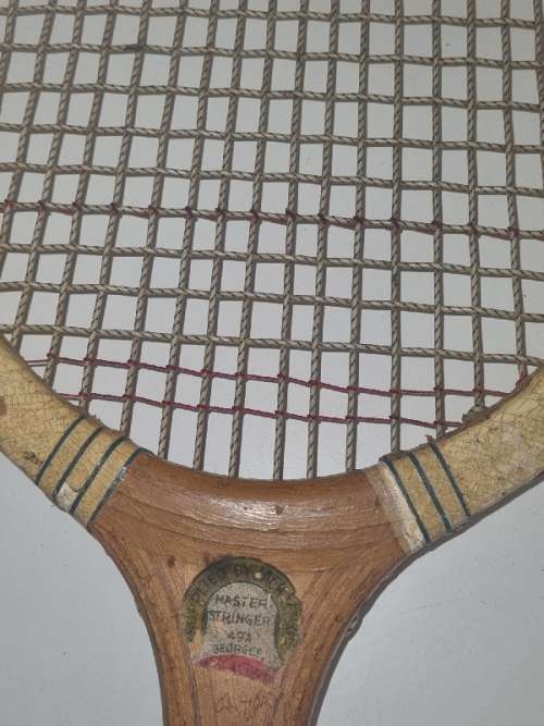 Vintage Slazenger "Queens" Wooden Tennis Racket - Made in England