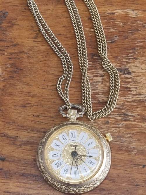 Vintage Eton Swiss Made Pocket Watch with Chain