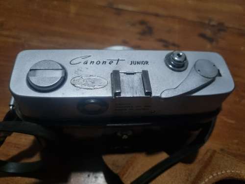 Vintage Canon Canonet Junior Camera in Leather Pouch