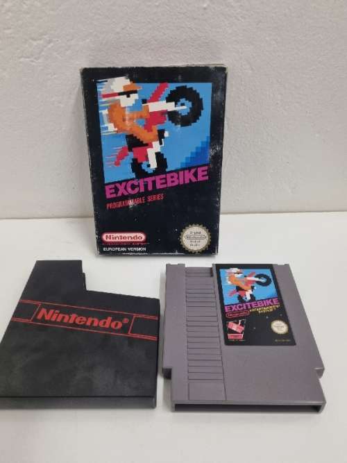 Vintage Excitebike Nintendo Game - Programmable Series