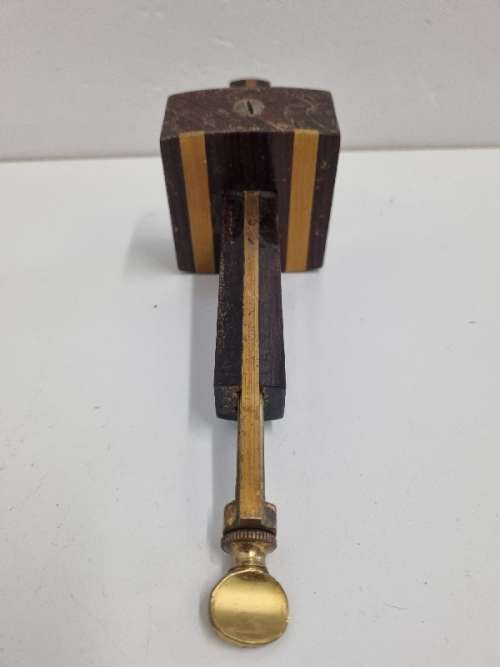 Vintage Marking Gauge - Wood with brass inlays