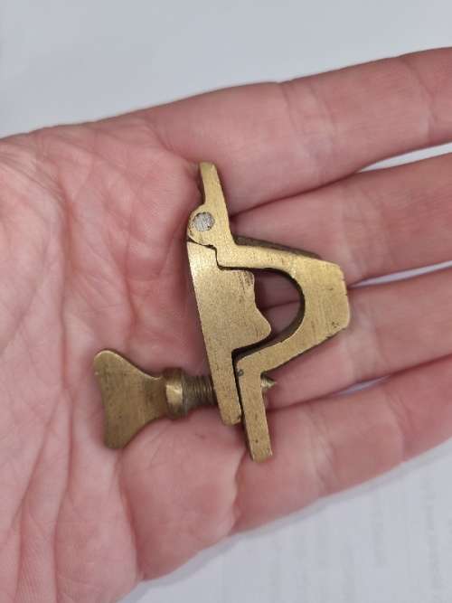 Vintage Solid Brass Hinge Screw Lock