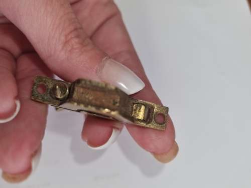 Vintage Solid Brass Hinge Screw Lock