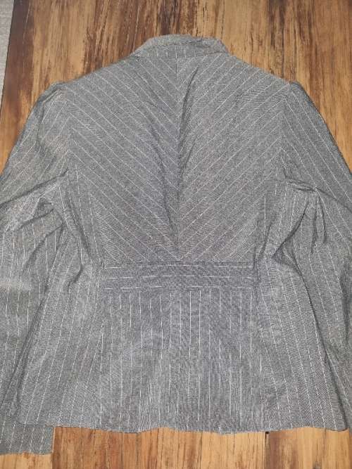 Beautiful Grey striped Studio W Jacket - Size 12