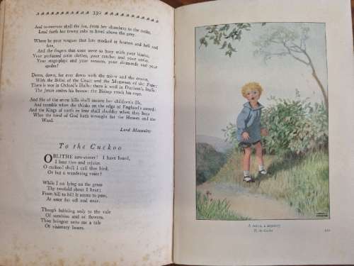A Treasury of Verse For School and Home - Vintage Book - Rhe Romance Of Knowledge