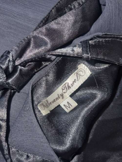 Beautiful Seventy Three Grey Top with back detail - Size M