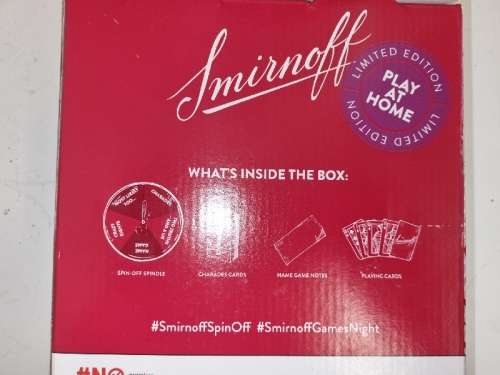 Smirnoff Spin-Off - The Official Smirnoff Board Game
