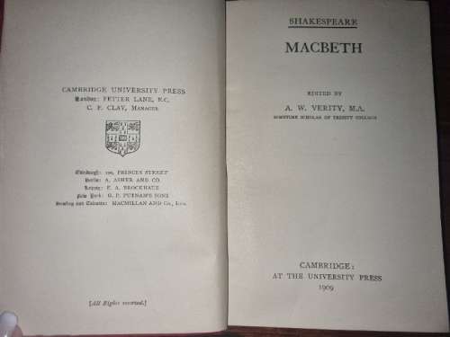 Macbeth - 1909