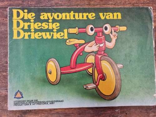 Die avonture van Driesie Driewiel - Uitgegee deur die Nasionale Verkeersveiligheidsraad - Vintage