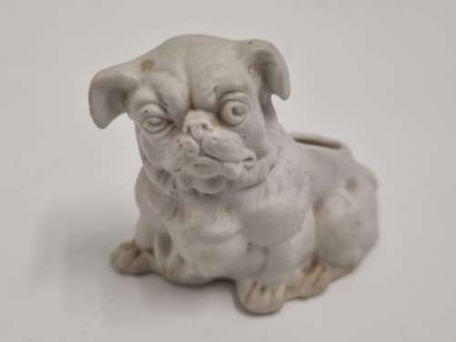 Vintage Dog Figurine / Vase - Small - Lots of detail