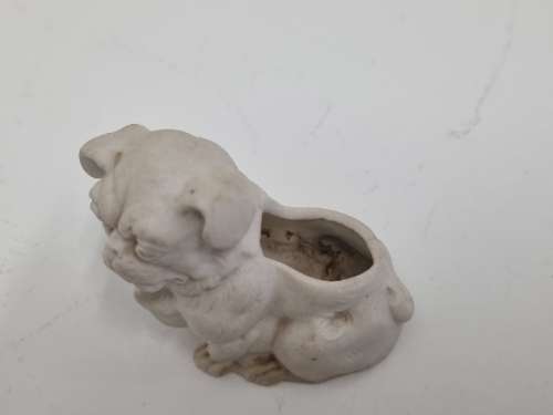 Vintage Dog Figurine / Vase - Small - Lots of detail