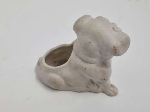 Vintage Dog Figurine / Vase - Small - Lots of detail