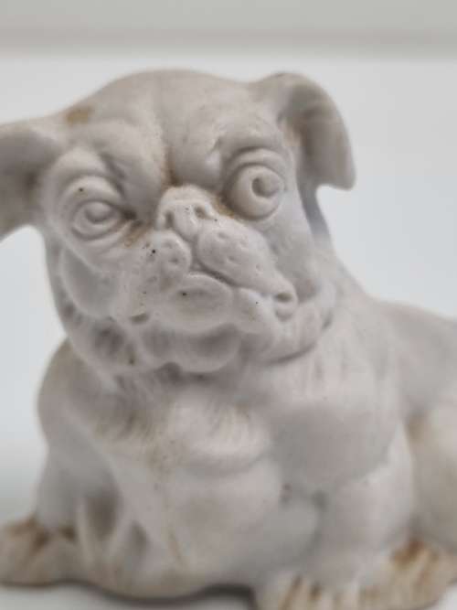 Vintage Dog Figurine / Vase - Small - Lots of detail