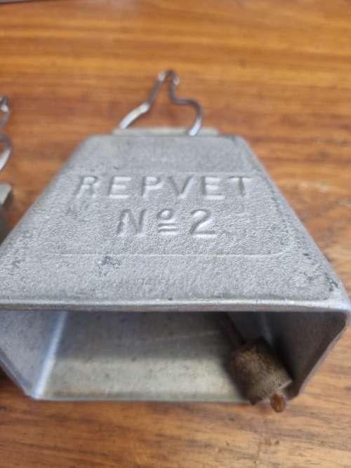 2 x Vintage Cowbells