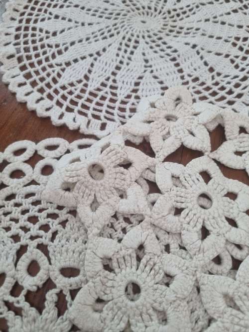 3 x Crochet Doilies