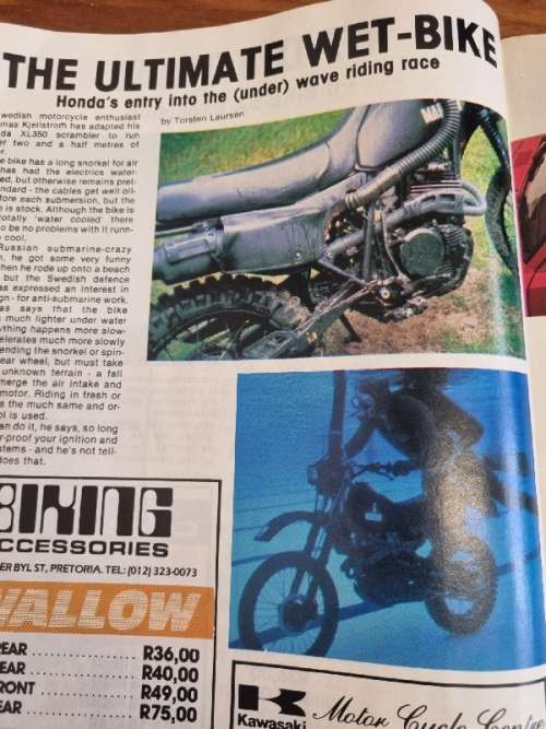 2 x 1987 Bike SA Motorcycle Magazines